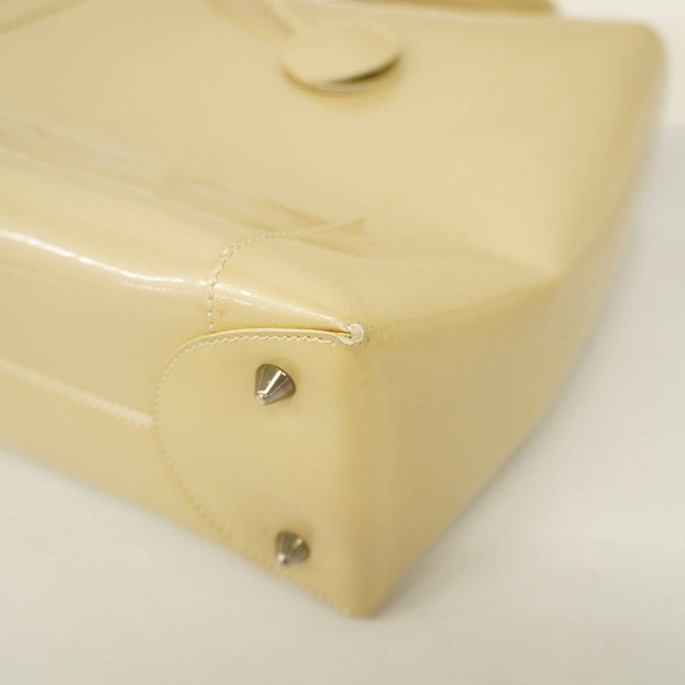 Christian Dior Maris Pearl Enamel Leather Handbag - Picture 6 of 11